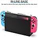 Custodia Protettiva Trasparente Per Nintendo Switch Black - Foto miniatura 4