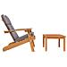 Set Salotto da Giardino Adirondack 2pz Legno Massello di Acacia - Foto miniatura 4