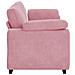 Divano a 3 Posti rosa 178 cm in Velluto - Foto miniatura 3