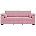 Divano a 3 Posti rosa 178 cm in Velluto - Foto miniatura 4