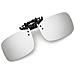 Grandi Occhiali Da Sole Clip-on Mercury Bianchi Per Occhiali Da Vista Silver - Foto miniatura 1