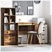 Scrivania Legno antico MDF 70 x 50 x 76 cm Semplice Scrivania - Foto miniatura 2