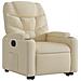 Poltrona Alzapersona Reclinabile Elettrica Crema in Tessuto - Foto miniatura 4