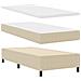 Letto con Rete a Molle e Materasso Verde Chiaro Grigio 80x200 cm Tessuto Corduroy - Foto miniatura 6