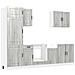 Set Mobili da Cucina 7 pz Kalmar Grigio Sonoma in Truciolato - Foto miniatura 1