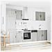 Set Mobili da Cucina 7 pz Kalmar Grigio Sonoma in Truciolato - Foto miniatura 3