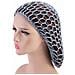 Rete Per Capelli All'uncinetto Fatta A Mano Con Fiocco Retrò - Accessorio Elegante E Funzionale Grey - Foto miniatura 1