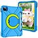 Custodia Per Ipad Air 5/air 4/ Pro 11 Con Supporto Girevole E Alloggiamento Per Stilo Blu - Foto miniatura 1