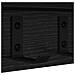 Appendiabiti a muro Rovere nero 40 x 10.5 x 10.5 cm - Foto miniatura 8