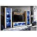 Komodee, Set di mobili porta TV Tivoli Grande RTV, Wotan Bianco, LED Blu, Larghezza 250 cm x Altezza 159 cm x Profondità 35 cm, Per soggiorno, Camera da letto - Foto miniatura 2
