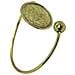 Bracciale Regolabile Placcato Oro Con Piastra Moon In Ottone E Zama - Foto miniatura 2