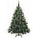 Albero di Natale artificiale con 150 LED Verde 150 cm PE e PVC - Foto miniatura 3