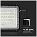 Faro LED con Telecomando e Pannello Solare 10W 4000K IP65, colore Nero - Foto miniatura 3