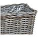 Cestino da Vaso con archiviazione 3 pcs Grigio Rattan Kubu - Foto miniatura 7