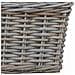 Cestino da Vaso con archiviazione 3 pcs Grigio Rattan Kubu - Foto miniatura 8