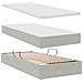 Letto con Contenitore Grigio chiaro 100 x 200 cm Velluto - Foto miniatura 8