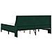 Struttura letto con materasso Verde Scuro 200 x 200 cm Velluto - Foto miniatura 8