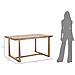 Tavolo Vkh576-marrone-mdf-150x90x78 Cm - Foto miniatura 8