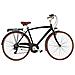 Bici Uomo Telaio Alluminio Linea Vintage Misura 28 Bicicletta Cambio 21v City Bike Vintage Completa Accessori Dettagli Marroni - 47 Nero Opaco - Foto miniatura 1