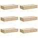 Scatola di Stoccaggio 6 pcs Crema 100 x 50 x 18 cm - Foto miniatura 1