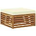 Set divani con cuscino 6 pcs Legno di Acacia Massello - Foto miniatura 4