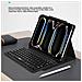 Custodia con Tastiera per Apple iPad 7-11 inch Universal Leather - Pelle - Foto miniatura 3