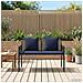 Panchine da esterno 2 -Seater 116 x 56 x 75 cm polyrattan - Foto miniatura 3
