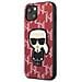 Karl Lagerfeld Klhcp13spmnikpi Iphone 13 Mini 5,4 Custodia Rossa /rossa Monogram Ikonik Patch - Foto miniatura 5