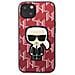 Karl Lagerfeld Klhcp13spmnikpi Iphone 13 Mini 5,4 Custodia Rossa /rossa Monogram Ikonik Patch - Foto miniatura 7