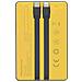 Power Bank Giallo Da 10.000 Mah Con Cavi Usb-c E Lightning Integrati - Foto miniatura 4