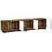 Supporto TV 179.5 x 34.5 x 40 cm Rovere Fumo - Foto miniatura 3