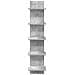 Scaffale da parete 2 pz Grigio Cemento 22 x 15 x 100 cm - Foto miniatura 4