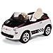 Auto Elettrica Fiat 500 Bianca-Nera da 12V - Foto miniatura 12