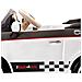 Auto Elettrica Fiat 500 Bianca-Nera da 12V - Foto miniatura 7
