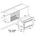 Forno Elettrico da Incasso 8022389012759 Capacità 105 L Multifunzione Ventilato Colore Nero - Foto miniatura 3