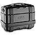 Valigia Trekker 46lt Black Line Con Cover In Alluminio Nero Laterale - Foto miniatura 2