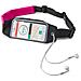 Runbelt Duo Custodia a Cintura Elastica per Smartphone 5" Taglia XL Colore Nero / Rosa  - Foto miniatura 1