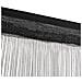 2 Pz Tende A Fili 140x250 Cm Nere - Foto miniatura 3