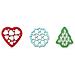 Confezione 3 Forme Biscotti Cookie Puzzle Assortite - Foto miniatura 1