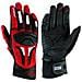 Guanto Sportivo Moto Touring Pelle Enduro Motard Motociclismo Rosso Xs - Foto miniatura 1