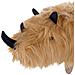 Pouf Animaletto Peloso Colore Beige Woolly - Foto miniatura 10
