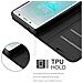 Custodia Compatibile Con Sony Xperia Xz2 Compact In Nero Carbone - Coperchio Protettiva Con Chiusura Magnetica, Funzione Stand E Tasca Per Le Carte - Foto miniatura 5