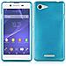 Custodia Compatibile Con Sony Xperia E3 In Turchese - Coperchio Protettivo In Silicone Tpu Flessibile Con Design Spazzolato - Foto miniatura 1