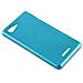 Custodia Compatibile Con Sony Xperia E3 In Turchese - Coperchio Protettivo In Silicone Tpu Flessibile Con Design Spazzolato - Foto miniatura 2