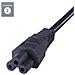 27-0305 Cavo Di Alimentazione Nero 1 M (1m Black Laptop Pwr Crd 3 Slot - Uk Bs-1363 To C5 Leaf Pwr Cbl)  - Foto miniatura 3