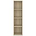 Mobile TV Parete Rovere Sonoma 37x37x142,5cm Legno Multistrato - Foto miniatura 8