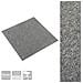 Quadrotte di Moquette 20 pz 5 m² 50x50 cm Grigie - Foto miniatura 2