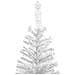 Albero Natale Artificiale LED e Palline Verde L 240 cm Bianco - Foto miniatura 3