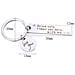 Portachiavi ""drive Safe"" In Acciaio Inox Argento 1-pack - Foto miniatura 6