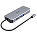 D1026B replicatore di porte e docking station per laptop USB 3.2 Gen 1 (3.1 Gen 1) Type-C Grigio - Foto miniatura 3
